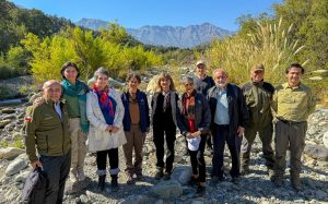 Ministra Medio Ambiente, directora SBAP y representante FAO